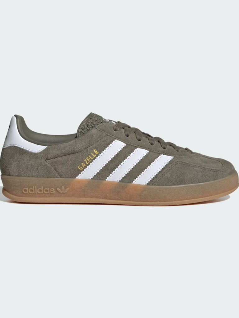 Buty Adidas Gazelle Indoor Olive Strata Zielone - JQ0174
