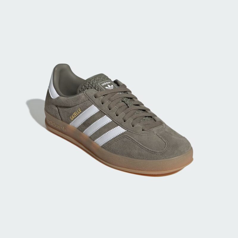 Buty Adidas Gazelle Indoor Olive Strata Zielone - JQ0174 - obrazek 2