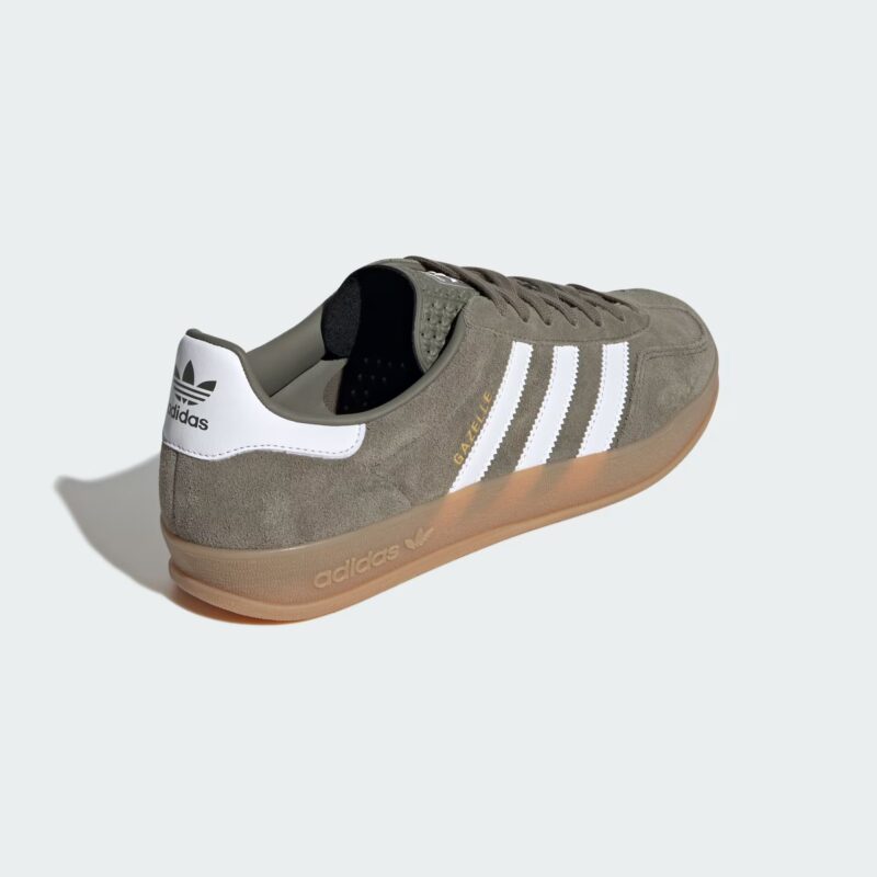 Buty Adidas Gazelle Indoor Olive Strata Zielone - JQ0174 - obrazek 3