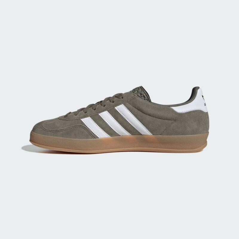 Buty Adidas Gazelle Indoor Olive Strata Zielone - JQ0174 - obrazek 4