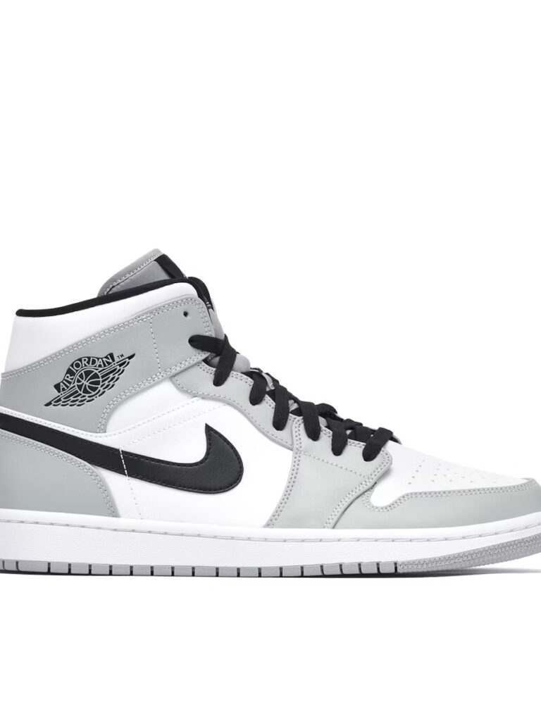 Buty Nike Air Jordan 1 Mid Light Smoke Grey Szare 554724-092