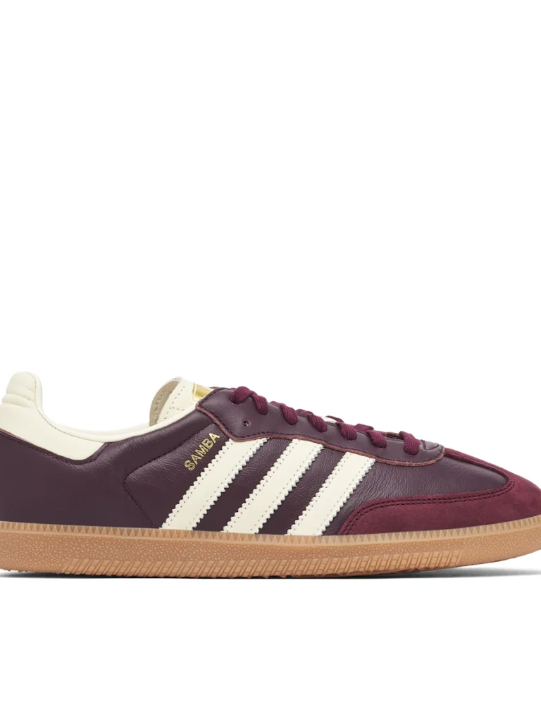 Buty sportowe Adidas Samba OG Bordowe Maroon - ID0477