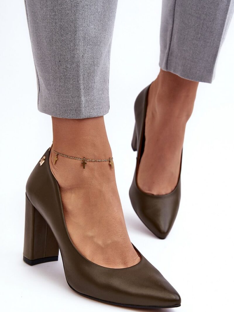 Czółenka Model Laura Messi 2624/227 Dark Green - Step in style