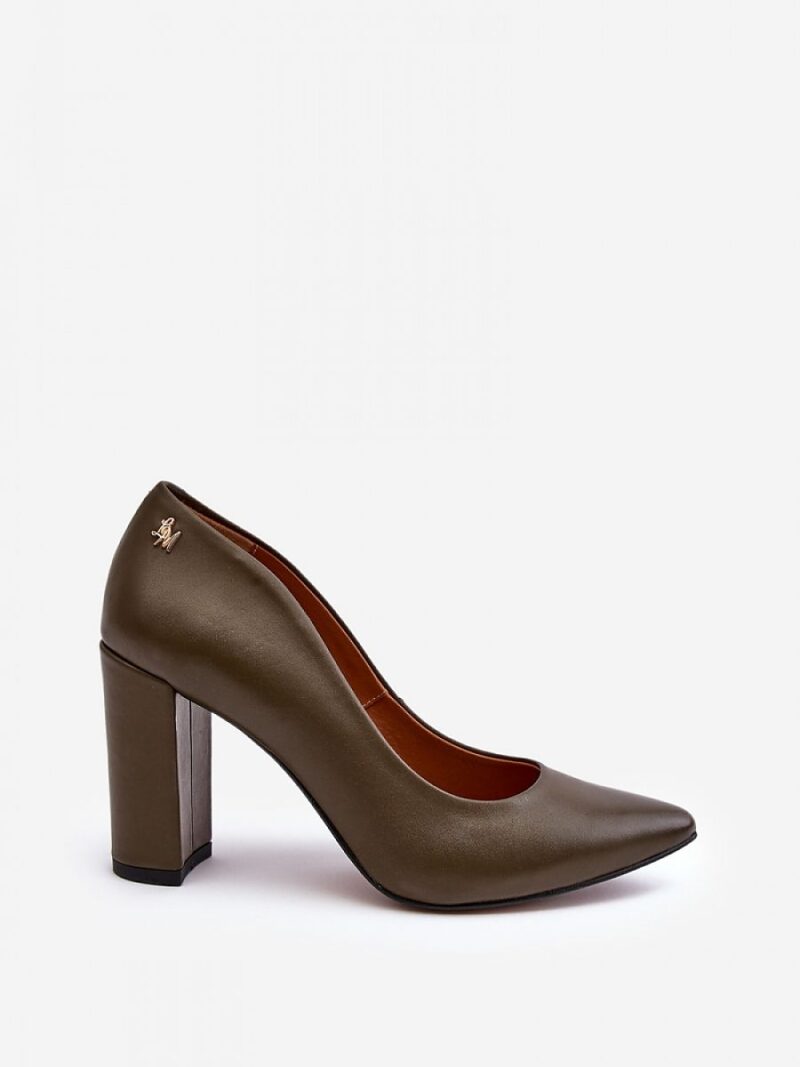 Czółenka Model Laura Messi 2624/227 Dark Green - Step in style - obrazek 2