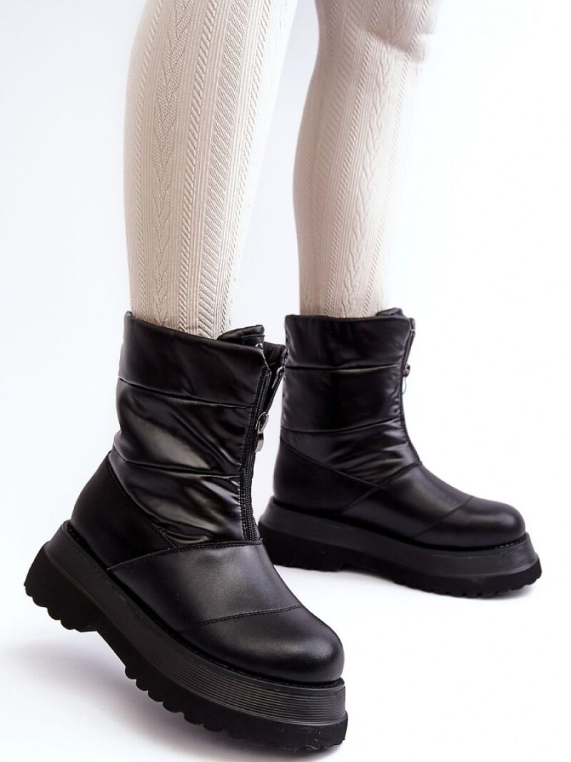 Śniegowce Model GOE MM2N4078 Black - Step in style - obrazek 2