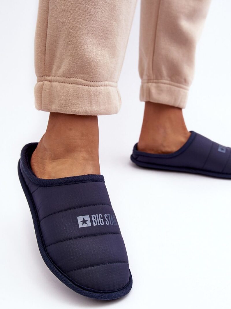 Kapcie Model Big Star KK274601 Navy - Step in style - obrazek 3