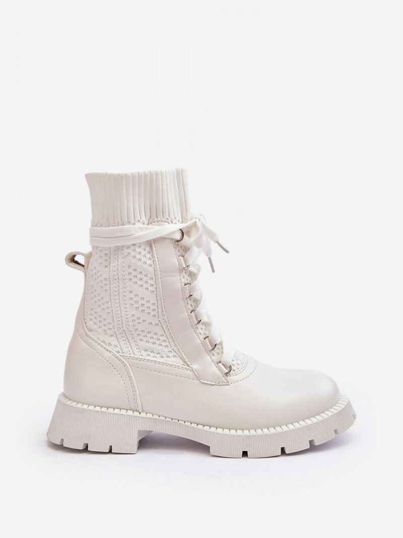 Botki Model Gentiana 8573A White - Step in style - obrazek 3