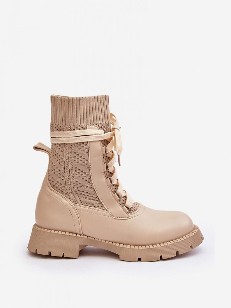 Botki Model Gentiana 8573A Beige - Step in style - obrazek 3