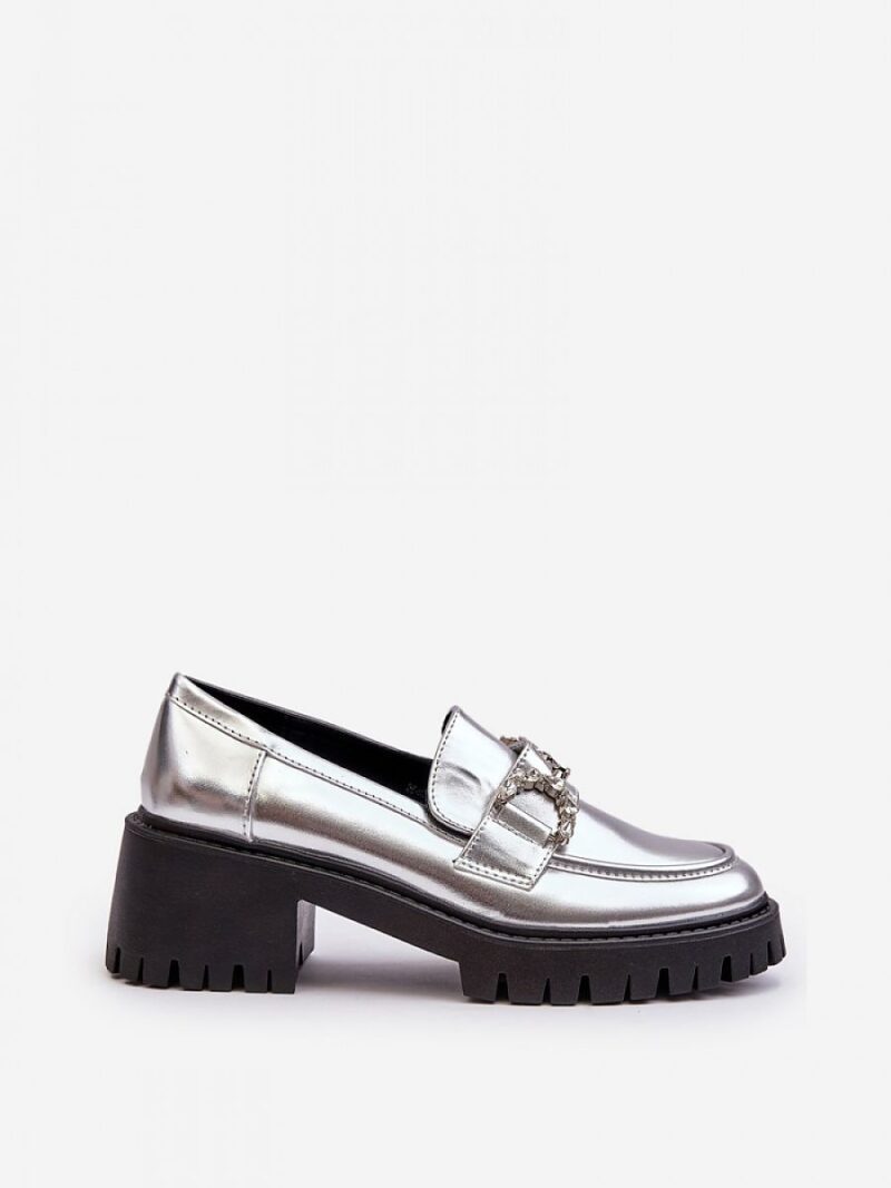 Półbuty Model Lemmitty 2646-5 Silver - Step in style - obrazek 3