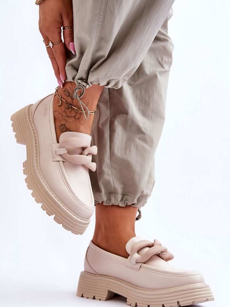 Mokasyny Model Big Star LL274581 Beige - Step in style