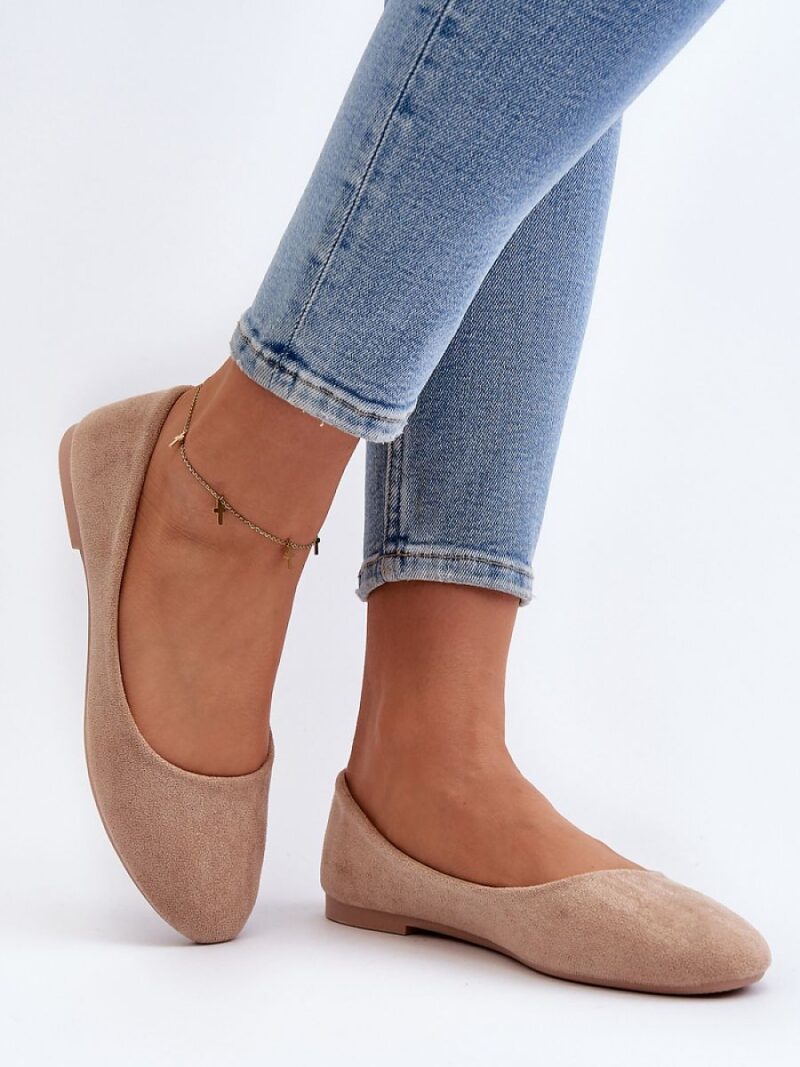 Baleriny Model Lasota 9BL02-1031 Beige - Step in style - obrazek 2