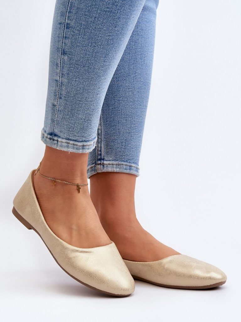 Baleriny Model Stacee 9BL02-1029 Gold - Step in style