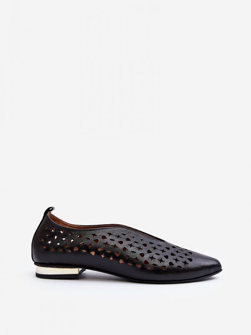 Baleriny Model Zazoo 2883/037 Black - Step in style - obrazek 3