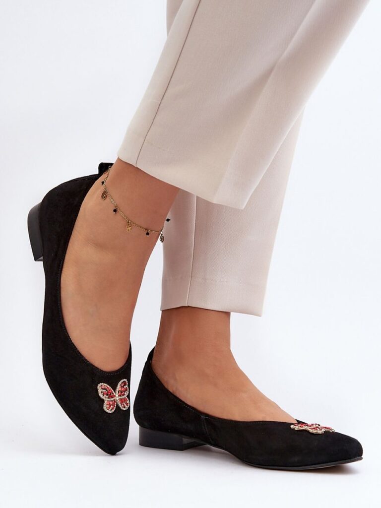 Baleriny Model Zazoo 2887/002 Black - Step in style