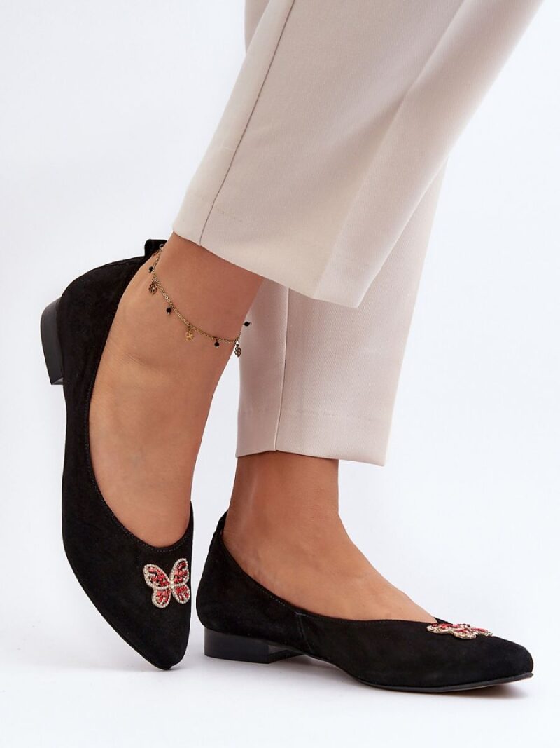 Baleriny Model Zazoo 2887/002 Black - Step in style