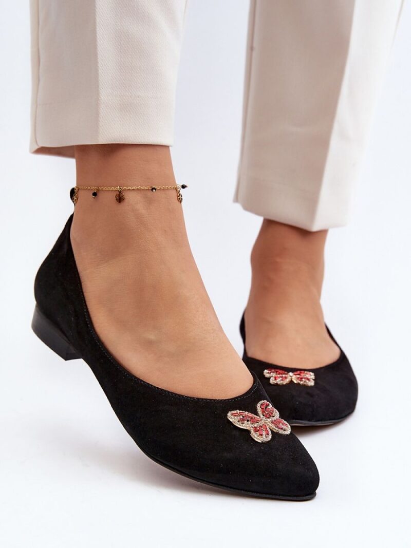 Baleriny Model Zazoo 2887/002 Black - Step in style - obrazek 2