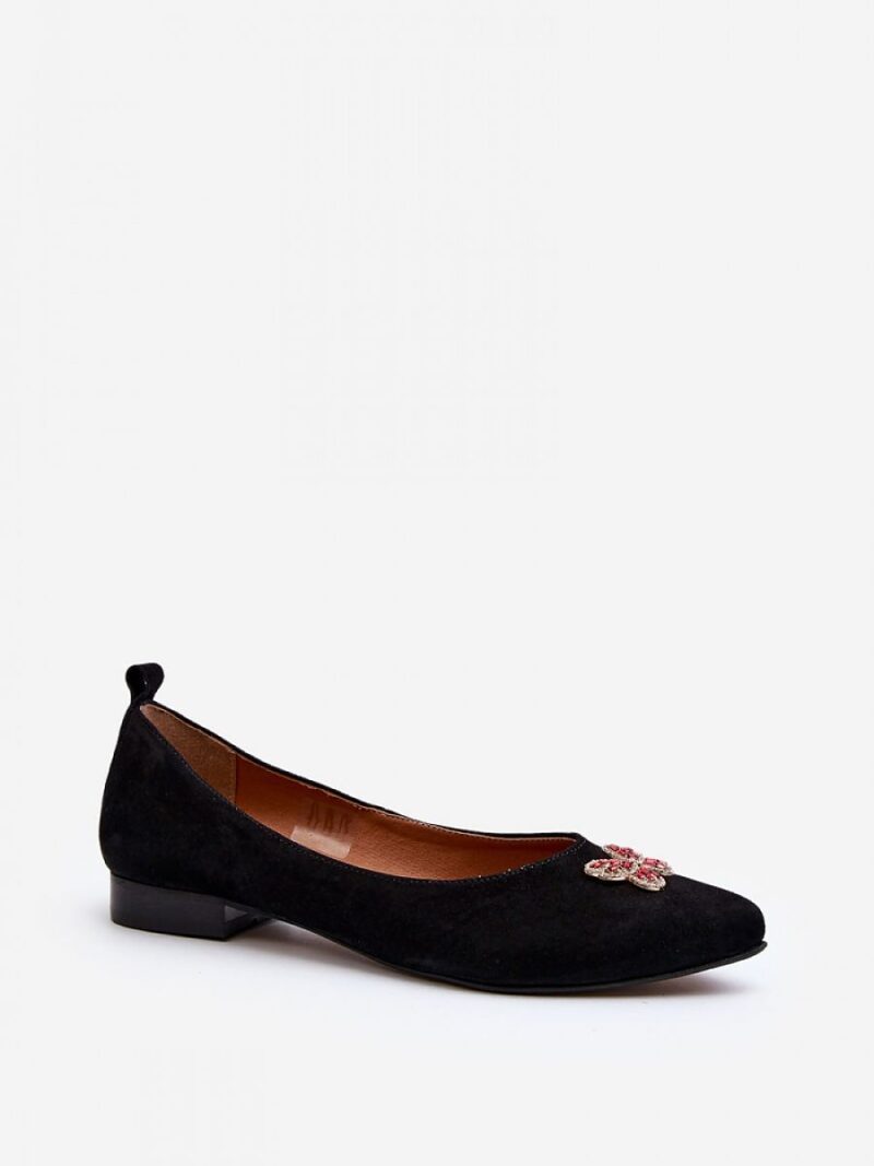 Baleriny Model Zazoo 2887/002 Black - Step in style - obrazek 3