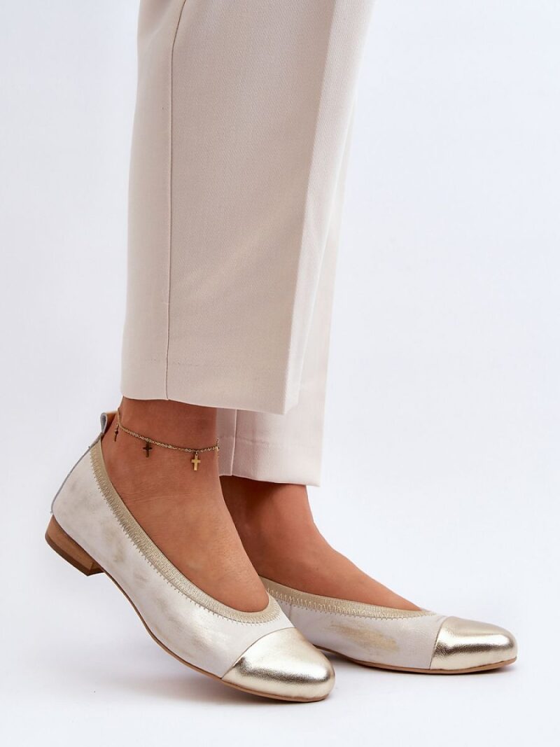 Baleriny Model Zazoo 2890/004 Gold - Step in style
