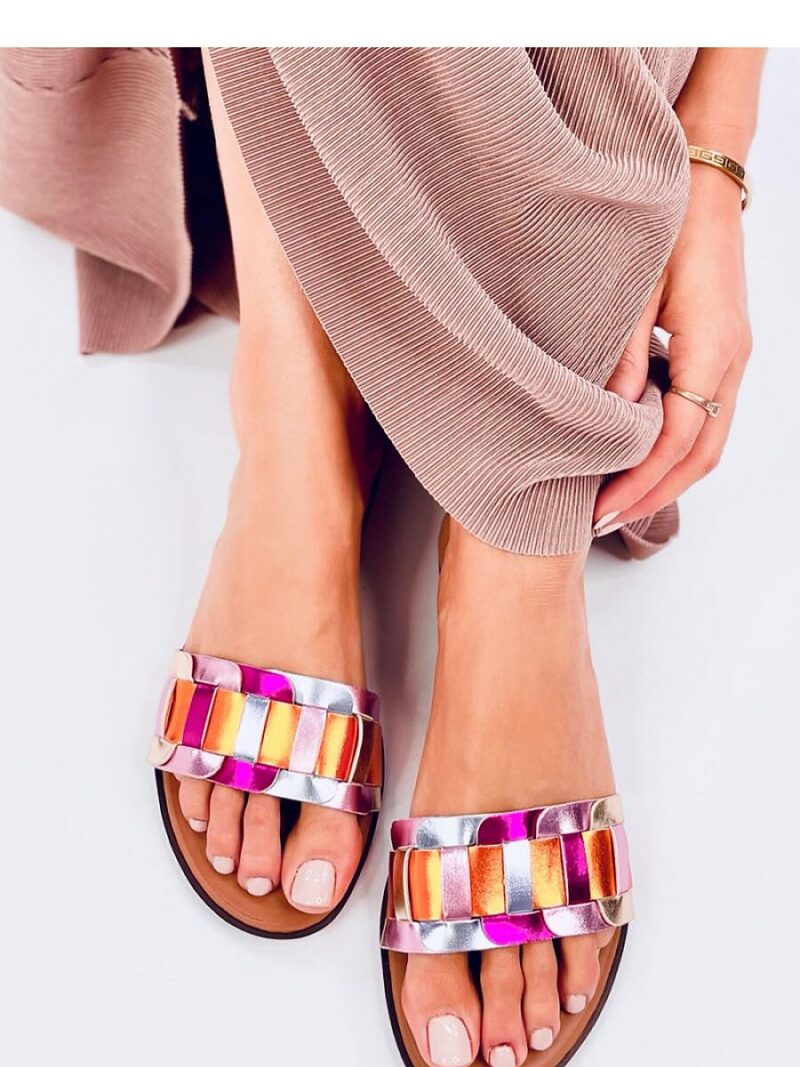 Sandał Klapki damskie LOTTS MULTICOLOR - Inello - obrazek 2