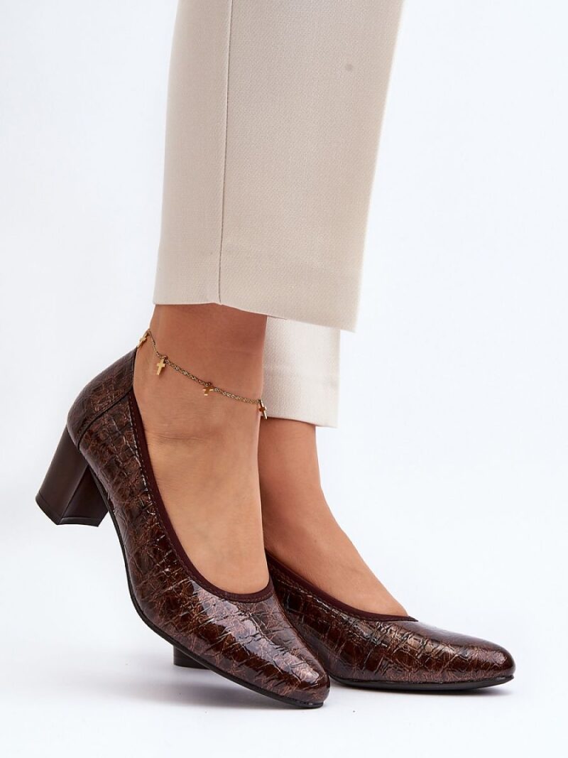 Czółenka Model Cynania 58307 Brown - Step in style