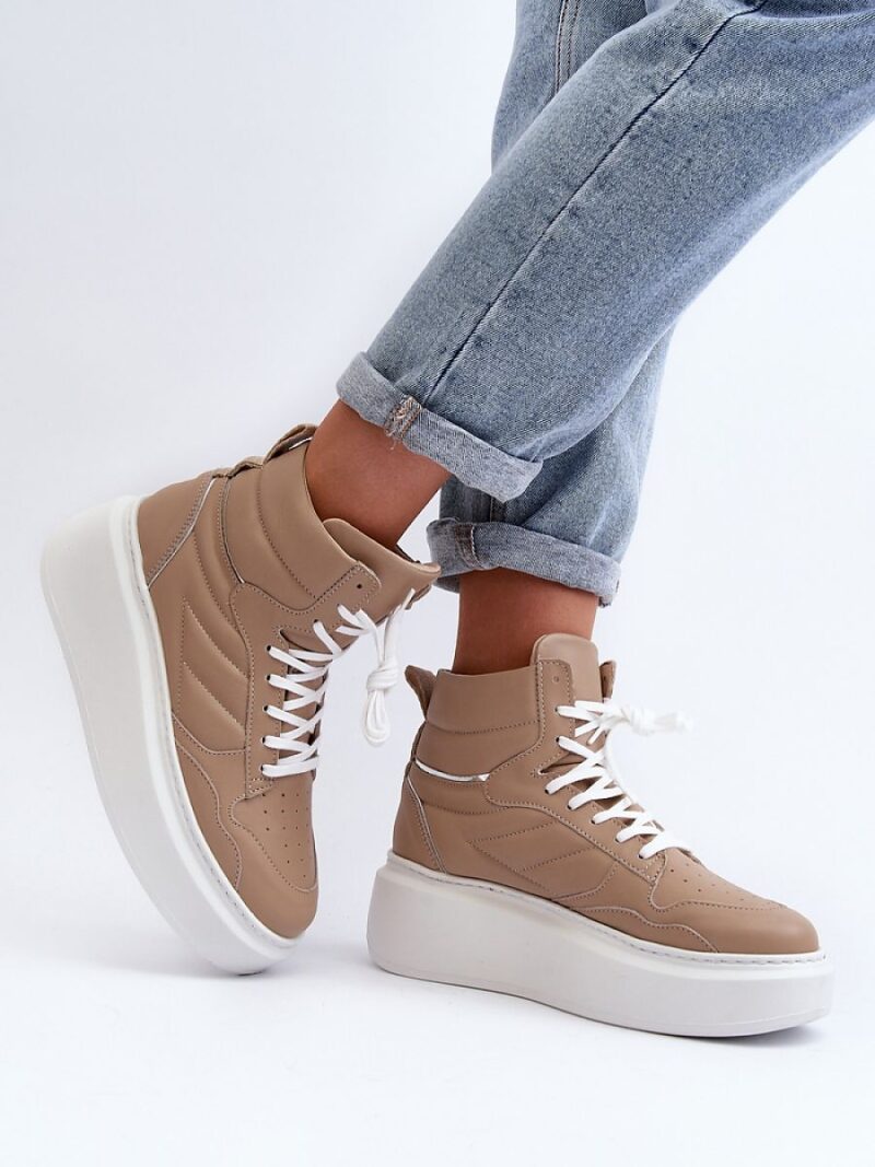 Buty Sportowe Model Zazoo 3392/X Beige - Step in style - obrazek 2
