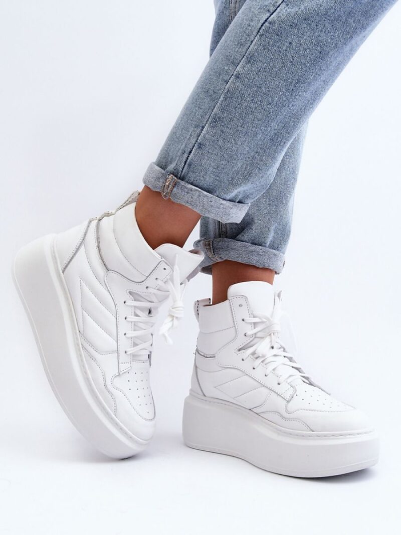 Buty Sportowe Model Zazoo 3392/X White - Step in style - obrazek 2