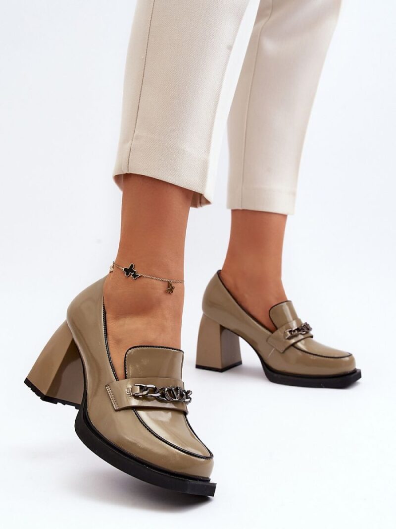 Czółenka Model Ilvanna 66629 Green - Step in style - obrazek 3