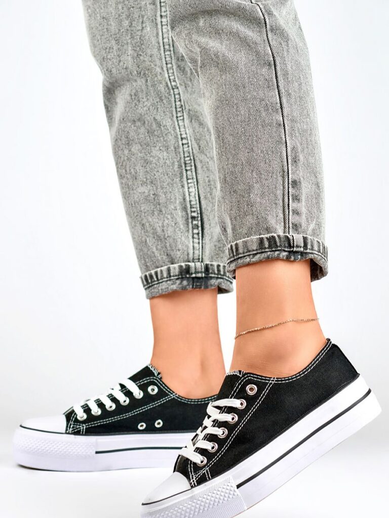 Trampki Model QY832B Black - PRIMO
