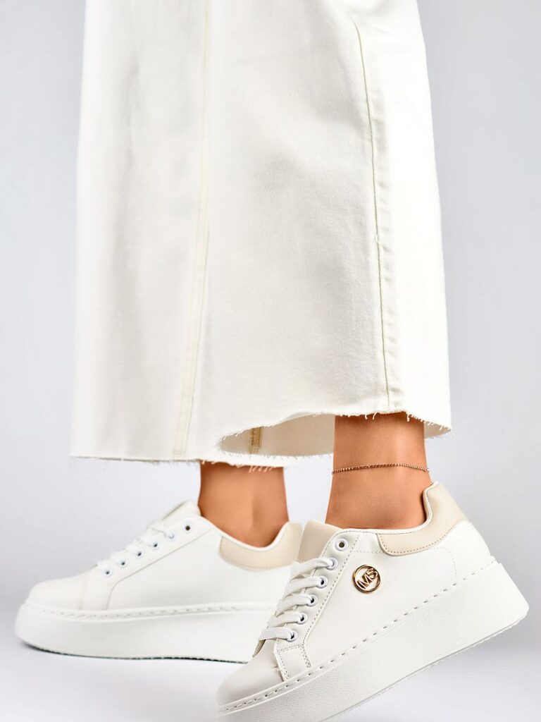 Buty Sportowe Model TL249-9-8W/BE White - PRIMO