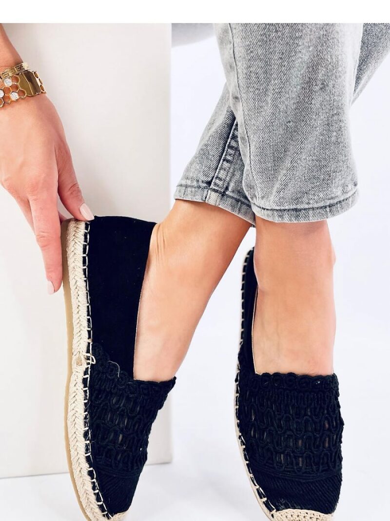 Espadryle damskie ALICESS BLACK - Inello - obrazek 3