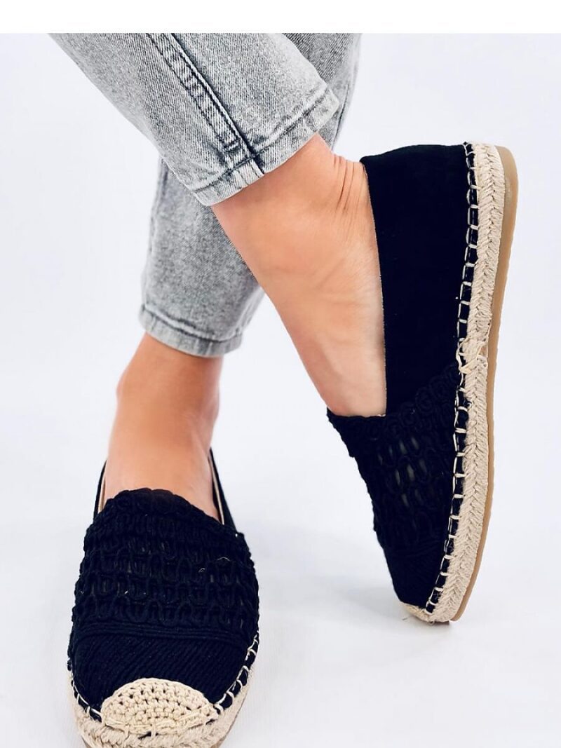 Espadryle damskie ALICESS BLACK - Inello - obrazek 4