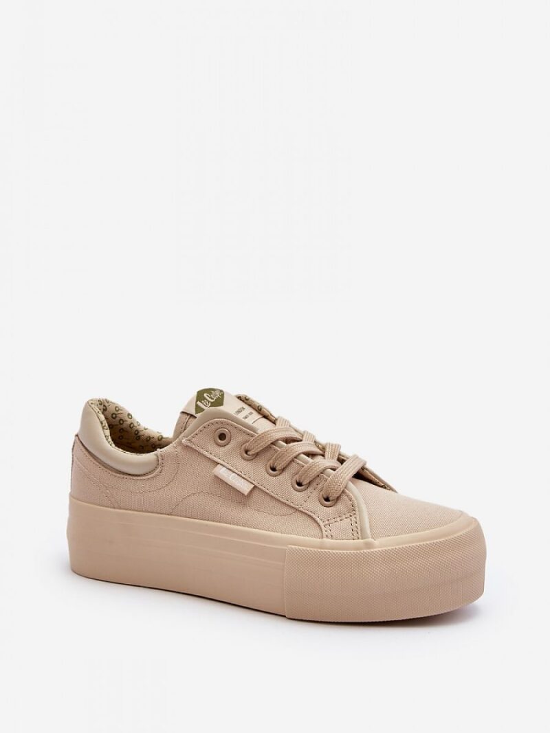 Trampki Model Lee Cooper LCW-24-31-2181 Beige - Step in style - obrazek 2