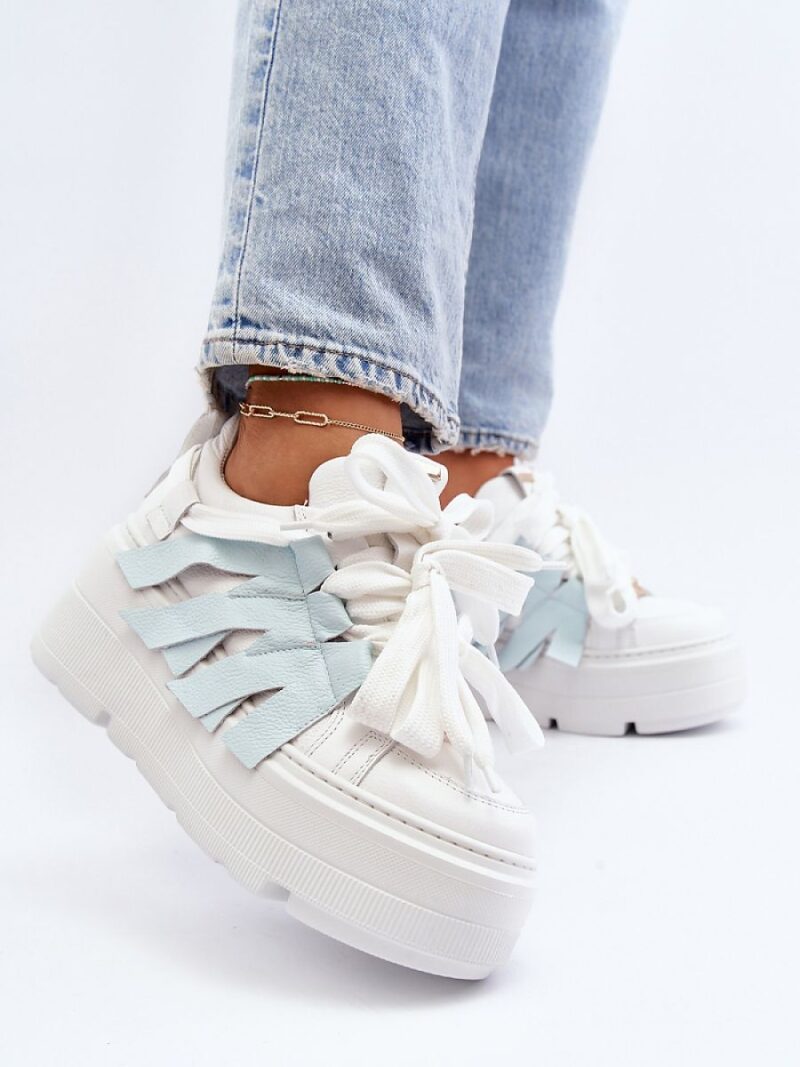 Buty Sportowe Model Zazoo 2F-7033 Blue - Step in style - obrazek 3