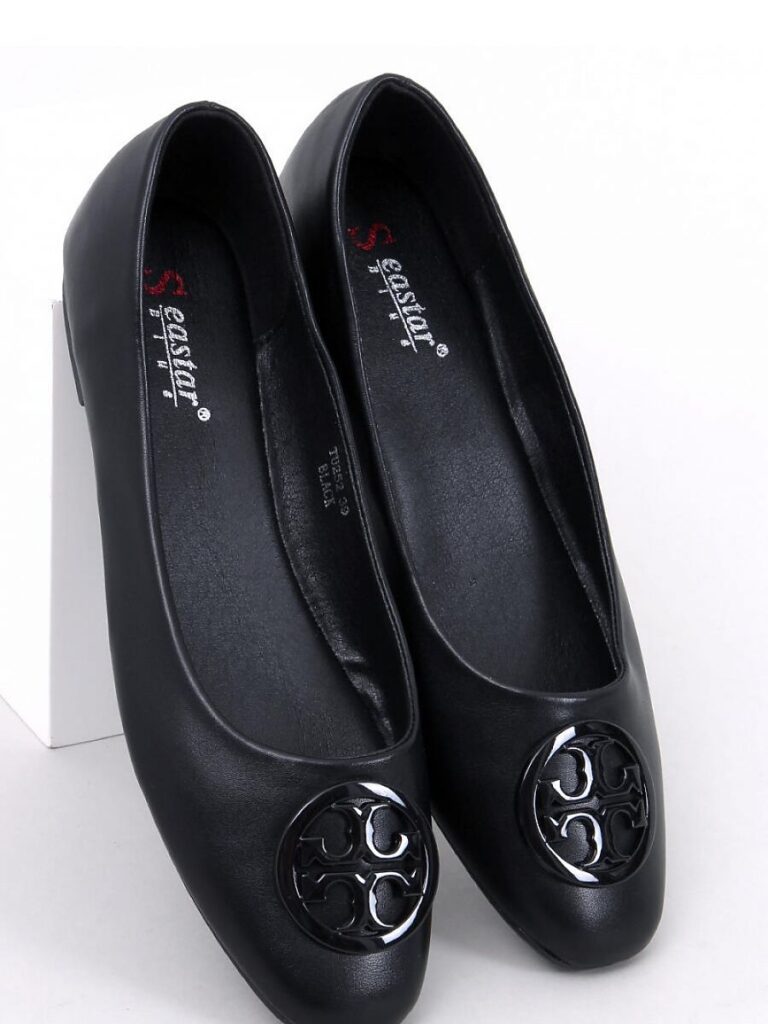 Baleriny eleganckie IRVINA BLACK - Inello