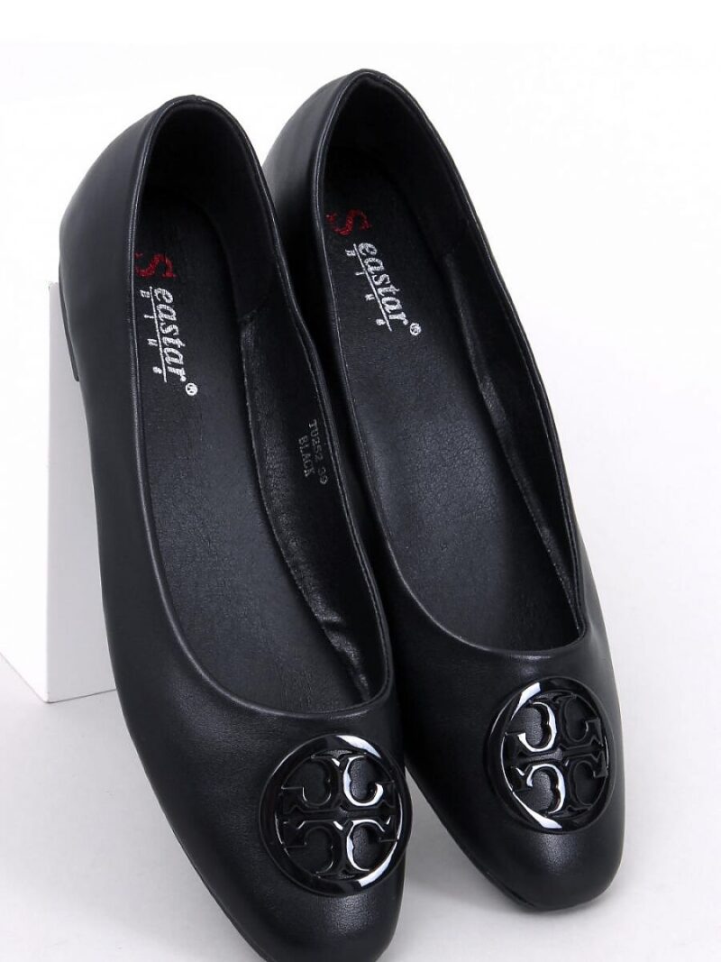 Baleriny eleganckie IRVINA BLACK - Inello