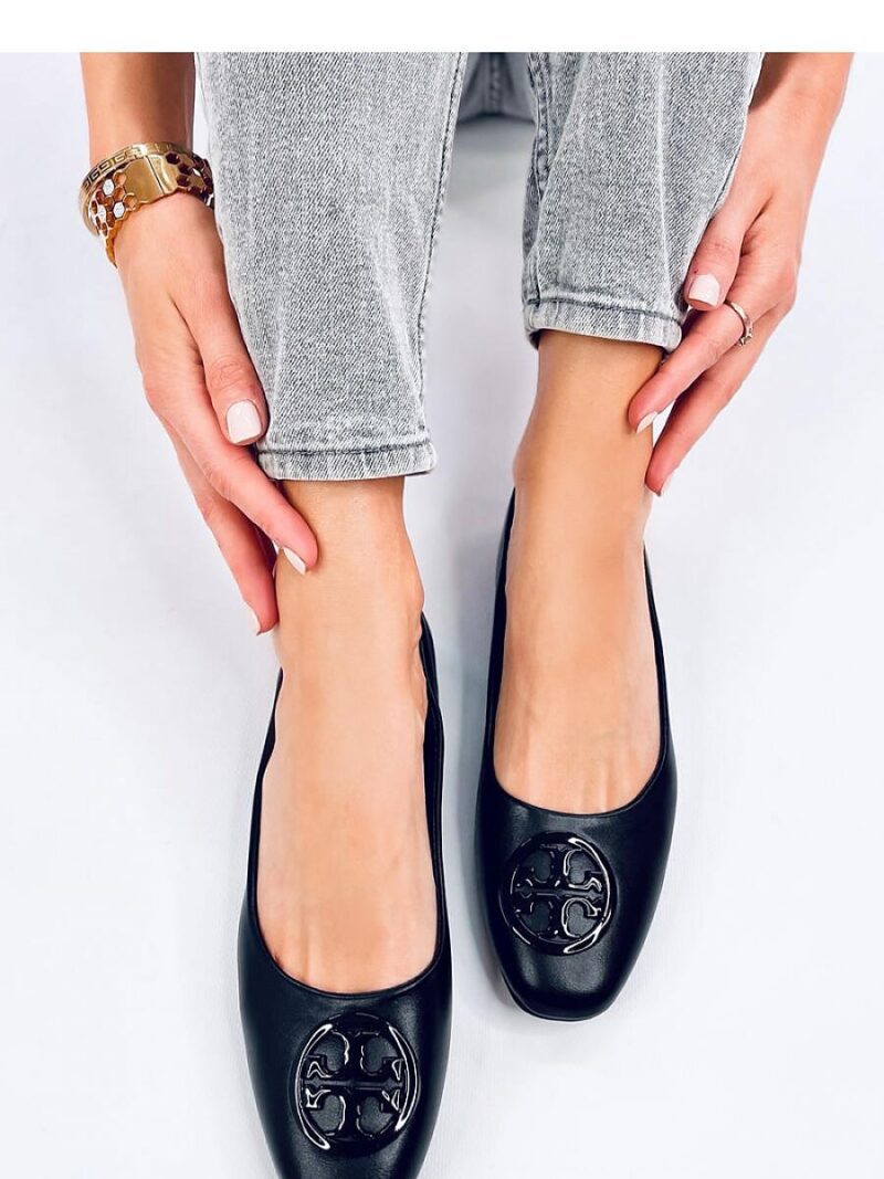 Baleriny eleganckie IRVINA BLACK - Inello - obrazek 2