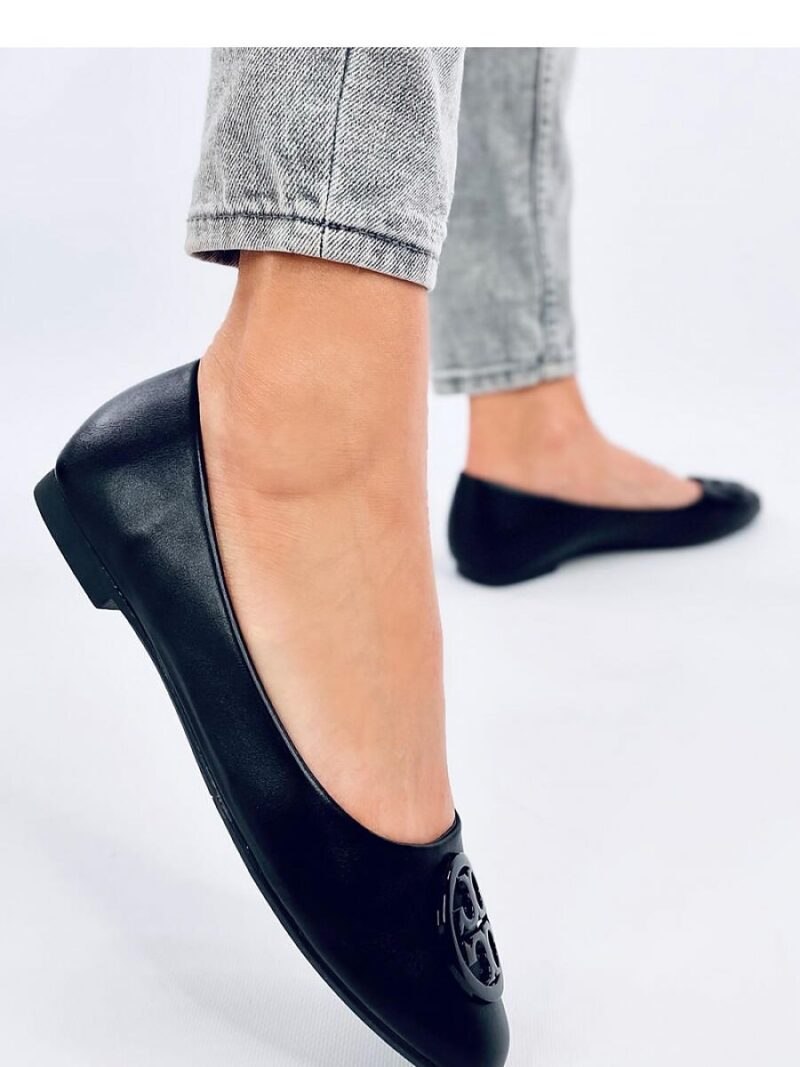 Baleriny eleganckie IRVINA BLACK - Inello - obrazek 3