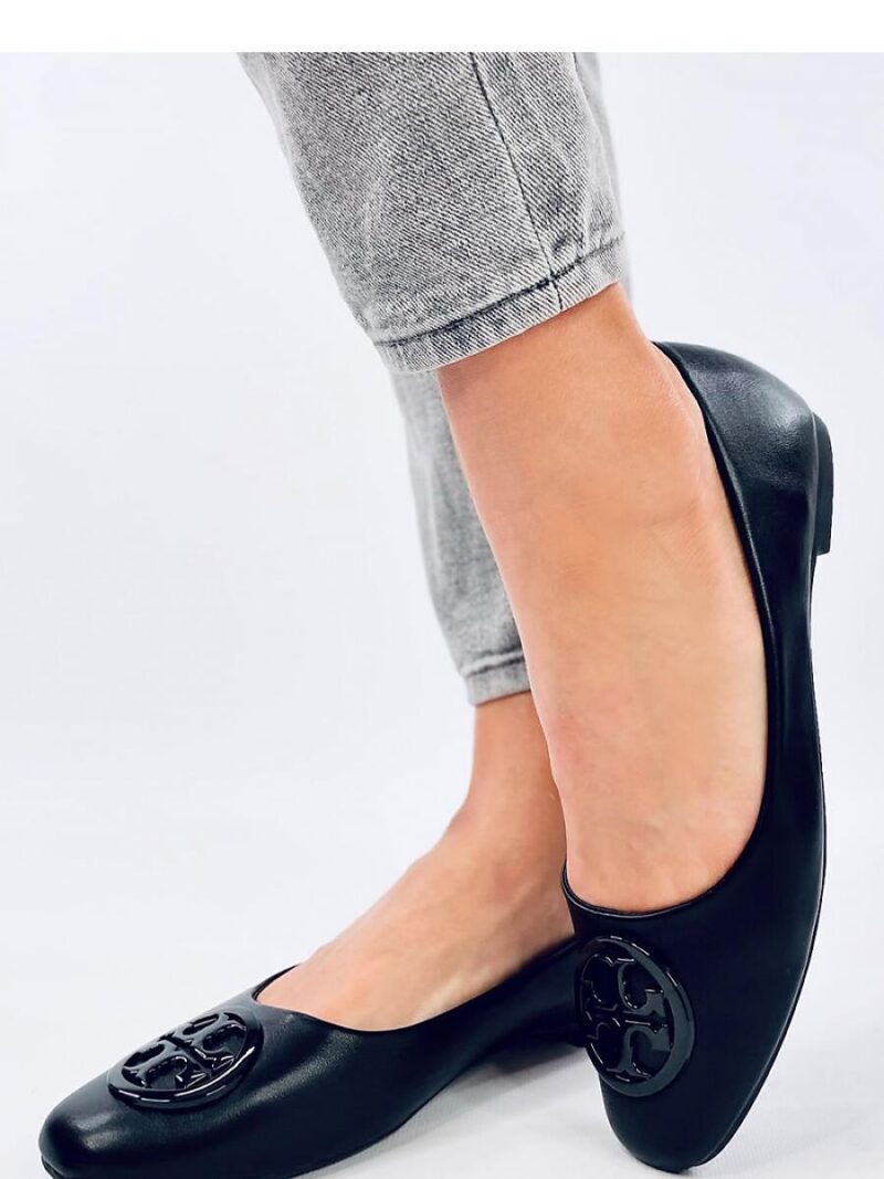 Baleriny eleganckie IRVINA BLACK - Inello - obrazek 4