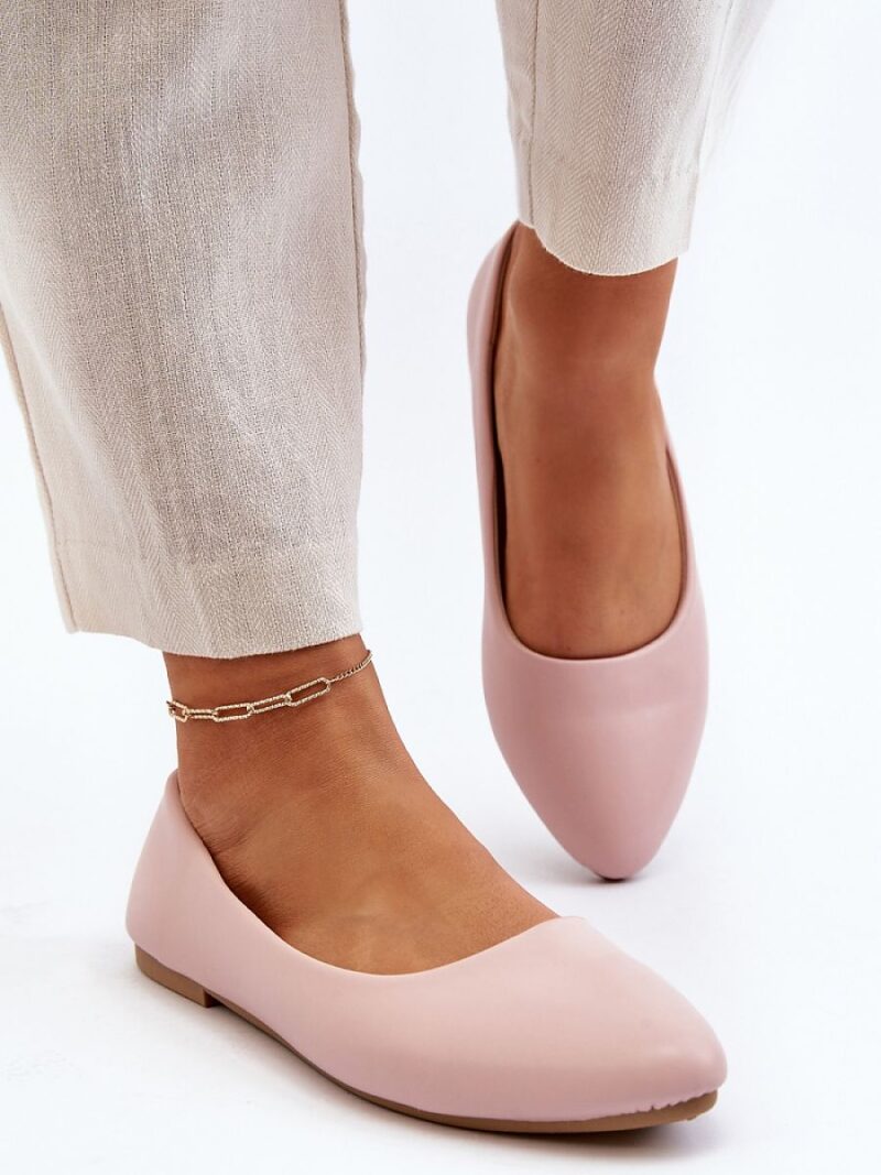Baleriny Model Tindomiel 24BL02-7641 Pink - Step in style - obrazek 3