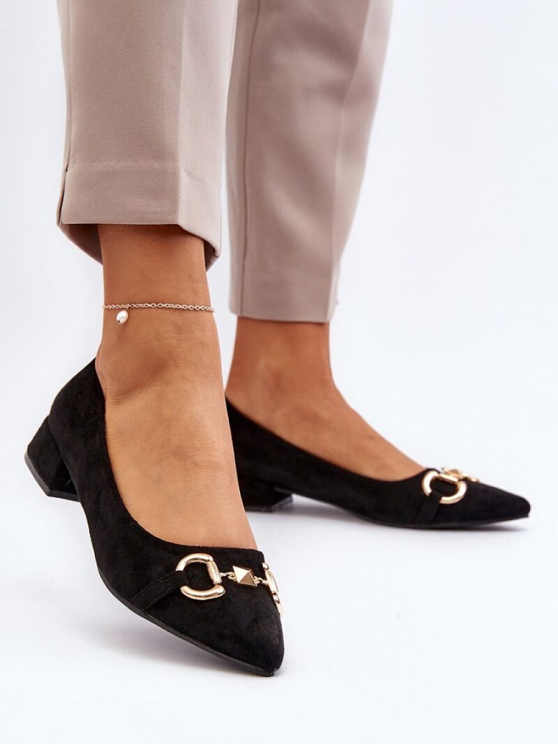 Baleriny Model Ethere 868-8 Black - Step in style - obrazek 3