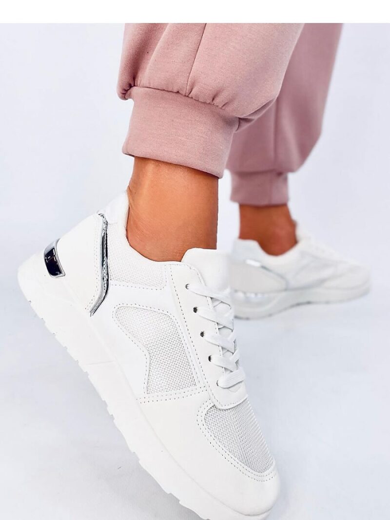 Sneakersy damskie leciutkie DOLEH WHITE - Inello - obrazek 2