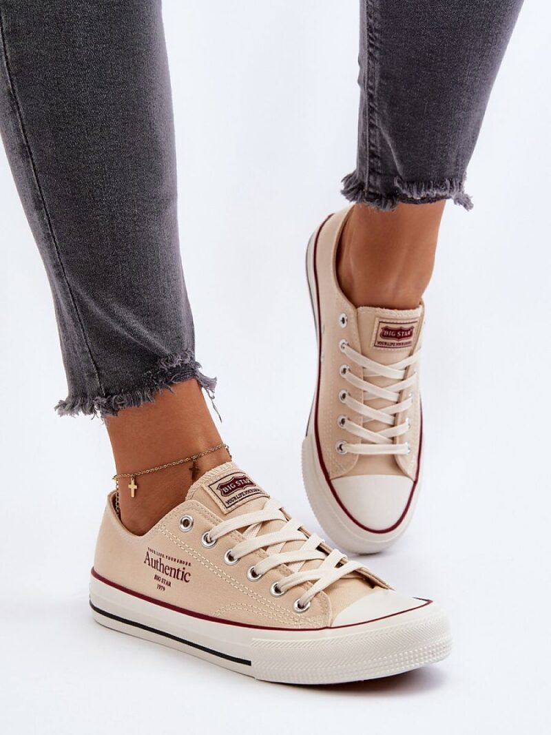 Trampki Model Big Star NN274236 Beige - Step in style - obrazek 3