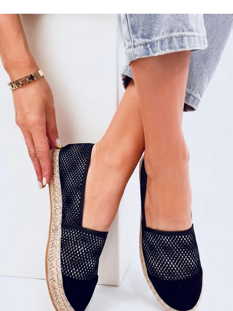 Espadryle damskie ALIKA BLACK - Inello - obrazek 2