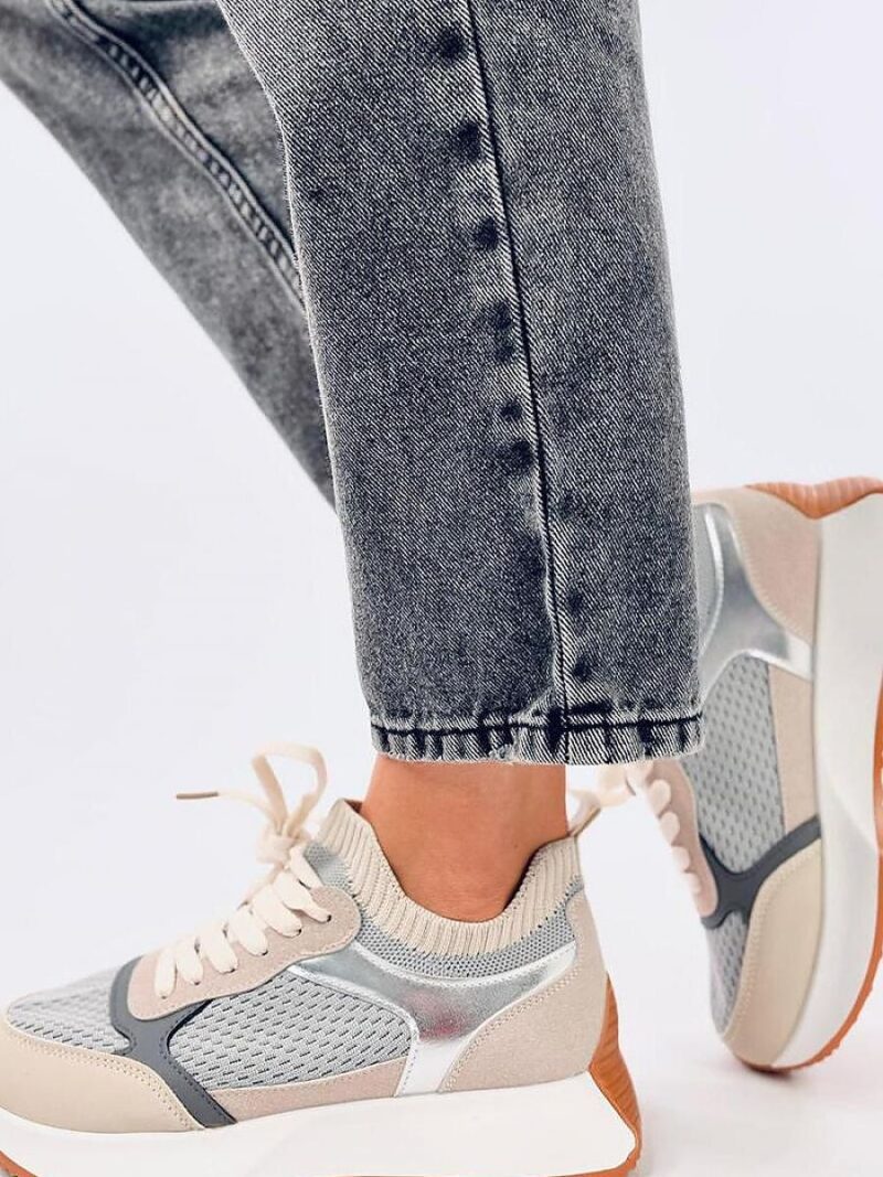 Buty sportowe damskie CORNET GREY - Inello - obrazek 3