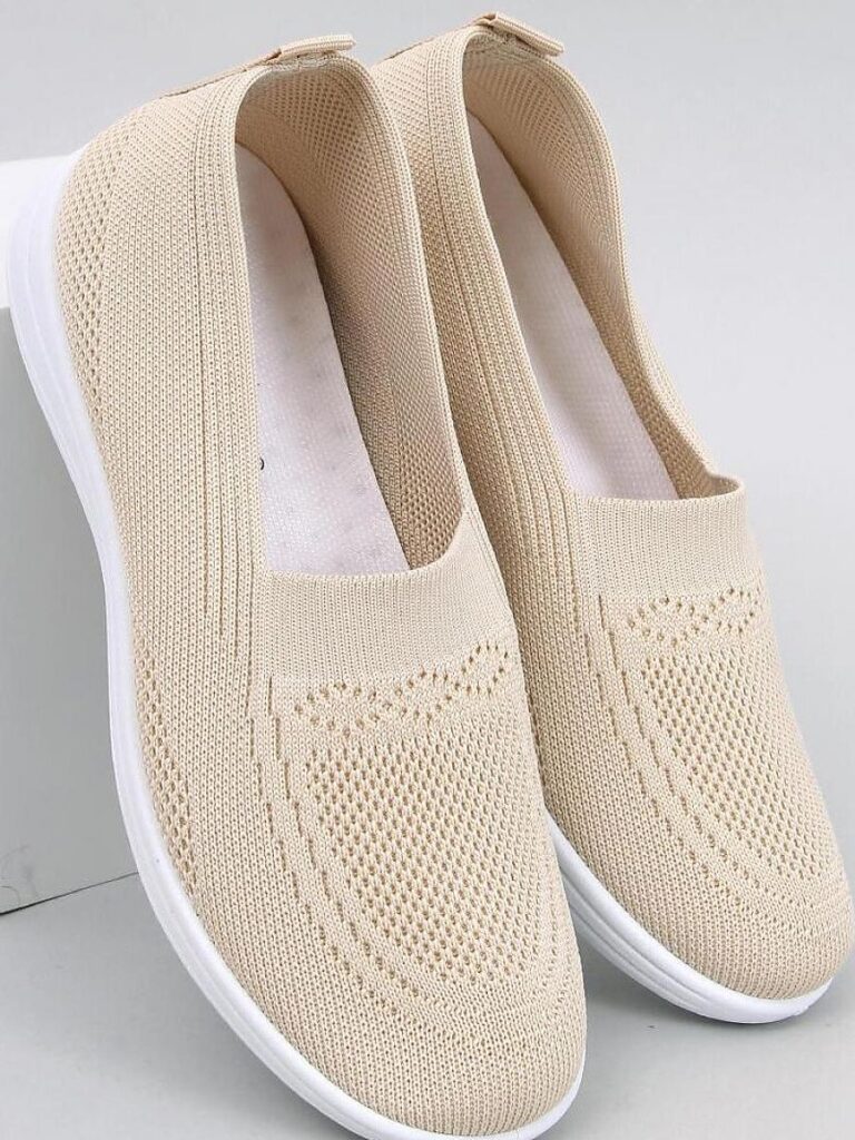 Tenisówki skarpetkowe DIDIER BEIGE - Inello