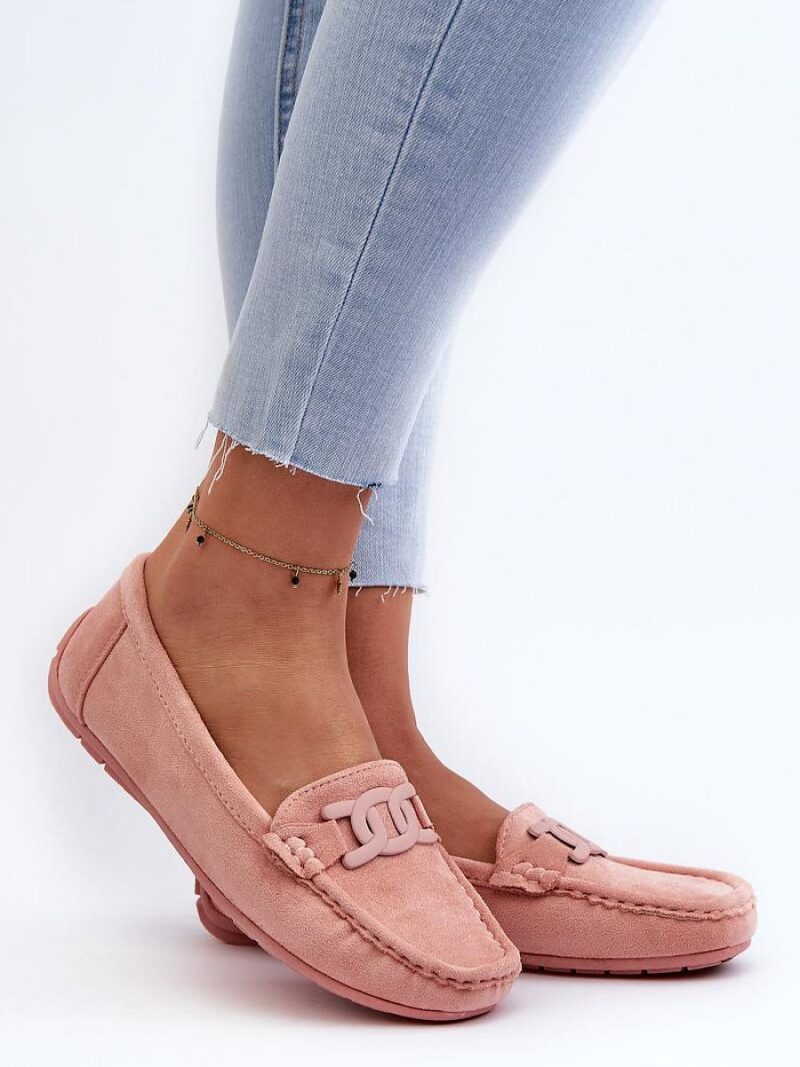 Mokasyny Model Rabell DF711 Light Pink - Step in style