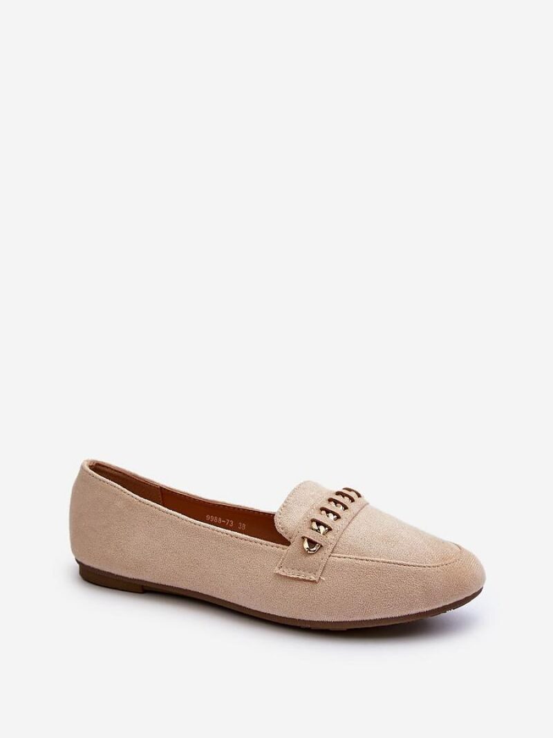 Mokasyny Model Aredilla 9988-73 Beige - Step in style - obrazek 2