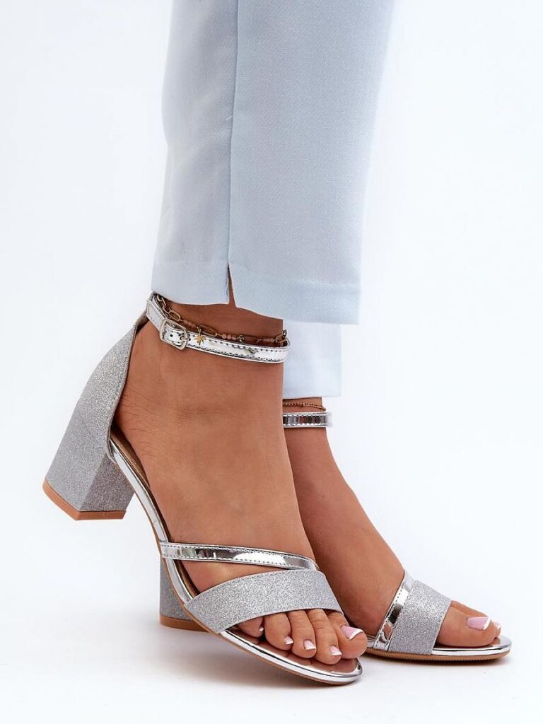Sandały Model Ploemis 20244 Silver - Step in style