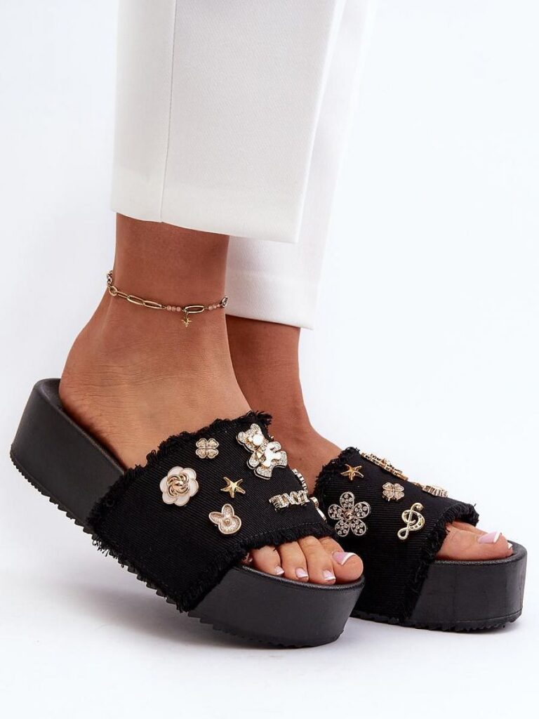 Sandał Klapki Model Zranesia BG172 Black - Step in style
