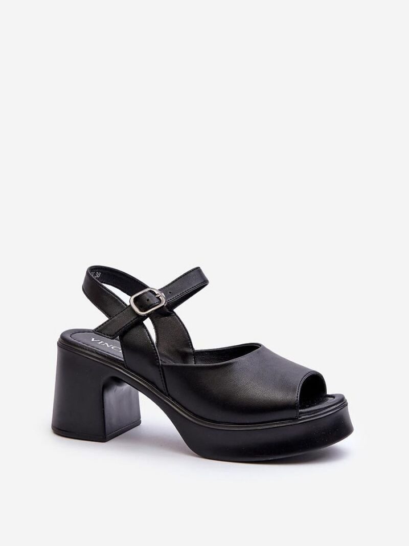Sandały Model Vinceza 66627 Black - Step in style - obrazek 2